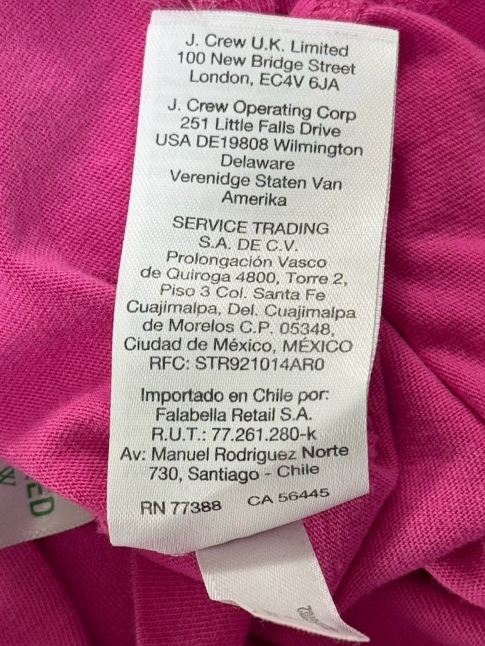 J Crew Pink Cotton Midi T Shirt Dress Crewneck Short Sleeve Side Slit M - Picture 10 of 11